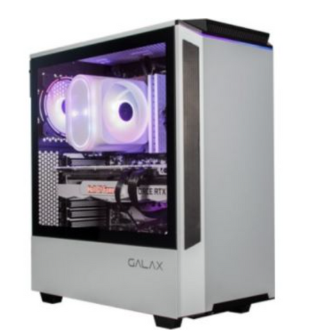 Galax Gaming PC - Intel Core i5 11400F, Nvidia GTX 1660 6GB, 16GB RAM 3600Mhz, 500GB SSD + 1TB HDD, 650W Power Supply, Silent White Case