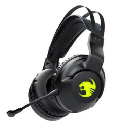 Roccat Elo 7.1 Air Wireless Surround Sound - 50mm Neodymium Magnet Drivers, Frequency response 20 ~ 20000Hz, RGB Gaming Headset | ROC-14-140-02