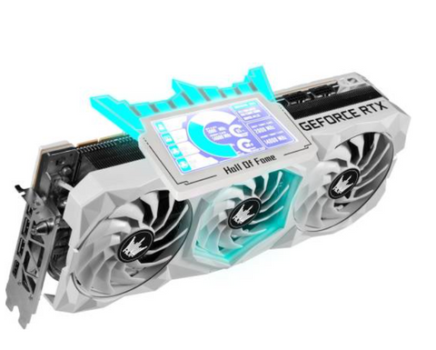 Galax GeForce RTX 3090 Ti HOF Graphics Card, 24GB GDDR6X 384 Bit Memory, 10752 Cuda Cores, 1920 Mhz Boost Clock, PCI-E 4.0, 1008 GB/sec Bandwidth, 24+4 Power Phase Design, DP, HDMI | 39IXM5MD5ZEH