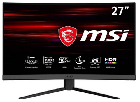 MSI Optix MAG272C 27 Inches Gaming Monitor - Curved 165 HZ 1 MS FreeSync | MAG272C