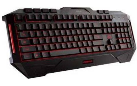 Asus Cerberus Dual LED Color Backlit Gaming Keyboard, Red/Blue Switchable LED Backlighting | 90YH00R1-B2VA00