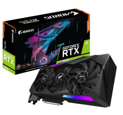 Gigabyte Aorus GeForce RTX 3070 Master 8GB GDDR6 256-Bit, 14000MHz - 448GB/s, PCI Express 4.0 x16 ATX Graphics Card | GV-N3070AORUS M-8GD