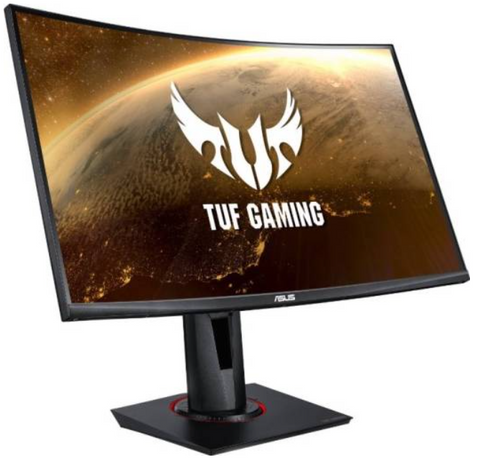 Asus TUF Gaming VG27VQ Curved Gaming Monitor, 27 inch Full HD (1920x1080), 165Hz, Adaptive-sync, Freesync™ Premium, 1ms (MPRT) | 90LM0510-B01E70