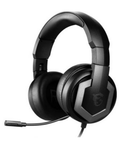 MSI Gaming Hi-Res Vitrual 7.1 Surround Sound with ESS DAC and Built-in AMP for Gaming Headphones (Immerse GH61), Black, Large | Immerse-GH61
