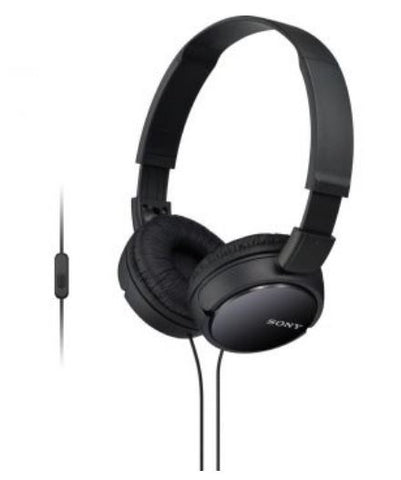 Sony MDR-ZX110AP Extra Bass Smartphone Headset, 30mm Dynamic Dome Drivers