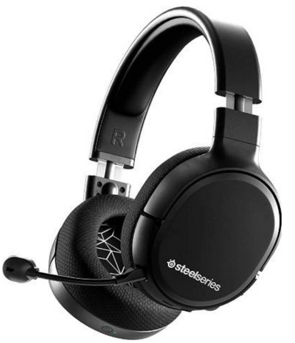 SteelSeries Arctis 1 Wireless 3.5mm/ USB Connector Circumaural 4-in-1 Sensitivity 98 dBSPL Gaming Headset - Black | 61512