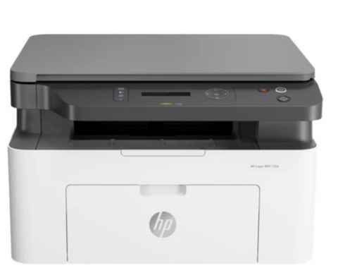 HP Laser MFP 135A Multifunction Printer, Print Speed 21 ppm, Up to 100 Sheets Output Capacity, 150 Sheet Input Tray, Up to 20 cpm Copy Speed,10,000 Pages Monthly Cycle, White | 4ZB82A