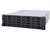 Synology RackStation 3U 16-Bay Rackmount NAS, AMD Ryzen V1500B CPU, 4GB DDR4 ECC Memory, 16 Drive Bays, 4x Gigabit Ethernet Ports, 2200 MB/s Read Speed, 1164 MB/s Write Speed, PCIe 3.0 | RS2821RP+