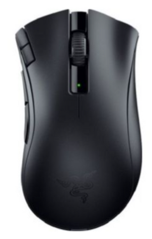 Razer DeathAdder V2 X HyperSpeed Wireless Gaming Mouse, 7 Programmable Buttons, 14000 Dpi Sensitivity, Optical Sensor, 35 Acceleration, Black | RZ01-04130100-R3G1