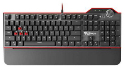 GENESIS RX85 Mechanical Gaming Keyboard - US Layout, White Backlight, Kailh Red | NKG-0957