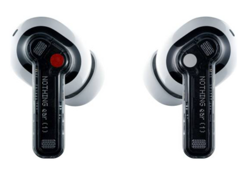 Nothing Ear 1 Wireless Active Noise Cancelling Headphone, Bluetooth Connectivity, Pure Sound, Clear Voice Technology, Carbon Neutrality, 34 Hours Battery Life, White | 2140110001A