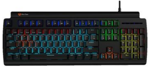 Meetion Blue Switch RGB Mechanical Gaming Keyboard MK600MX - Black | MT-MK600MX