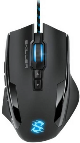 Sharkoon Skiller SGM1 Optical Gaming Mouse, RGB Illumination - Black | 4044951018963