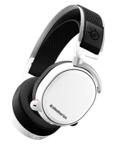 SteelSeries - Arctis Pro Wireless DTS Headphone:X v2.0 Surround Sound Gaming Headset for PS4 and PC (White) | 61474