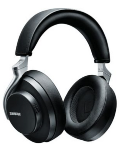Shure Aonic 50 Wireless Noise Cancelling Headphone, Over Ear, Up to 20 Hours Battery Life, Bluetooth 5, 3.5mm Analog Audio Input, 10 Meters Range, Black | SBH2350-BK-EFS
