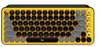 Logitech Pop Keys Wireless Mechanical Keyboard, With Customizable Emoji Keys, 10m Wireless Range, 3 Channels Easy-Switch, Bluetooth / USB Interface, UK English Arabic Layout, Blast Yellow | 920-010816