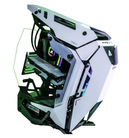 Futuristic Gaming PC with 30 Series GPU - AMD Ryzen 9 5950X, Nvidia RTX 3080 OC Edition, 32GB 3200Mhz DDR4, 2TB SSD Gen4 Nvme, 1050W Power Supply Gold Rated, 360mm Liquid Cooler