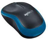 Logitech M185 Wireless Mouse, No software or setup hassles-start, Advanced 2.4 GHz wireless connectivity, 1 AA batteries - Red | 910-002237