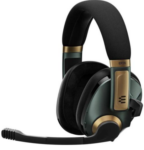 Epos H3PRO Hybrid Wireless Closed Acoustic Gaming Headset, with Bluetooth & ANC, Cutting-edge Wireless Performance, Detachable Boom Arm, Smart Button Audio Mixing, Green | 3 PRO Hybrid - Green