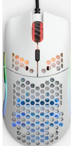 Glorious Gaming Mouse Model O, DPI Indicator, Pixart 3360 Sensor, Matte White | GO-White