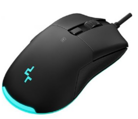 Deepcool MG510 RGB Gaming Mouse, 19000 DPI, 6 Programmable Buttons, Omron Mouse Switch, USB 2.0 Connectivity, 50g Acceleration, 1.8M Braided Cable, Black | R-MG510-BKCCNN-G
