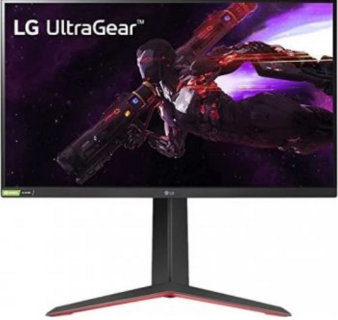 LG 27GP850-B Ultragear 27'' QHD Gaming Monitor, 165Hz Refresh Rate, 2560x1440 Display, 1ms Response Time, NVIDIA G-Sync Compatible, AMD FreeSync Premium, Tilt/Height/Pivot Adjustable Stand | 27GP850-B