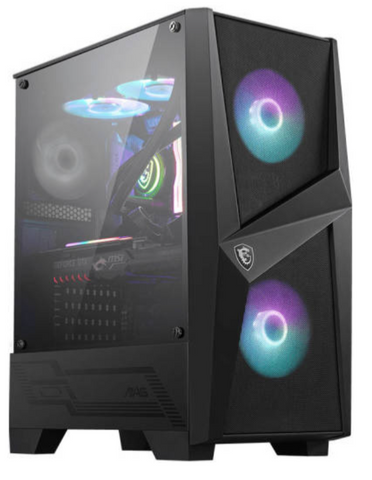 Mid-Range Gaming PC with 12th Gen CPU - Intel Core i5 12400F, Nvidia RTX 3060 Ti 8GB GDDR6, 16GB RAM DDR4 3200MHz, 1TB SSD, 700W PSU Rated, 5x Case RGB Fans