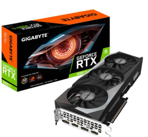 Gigabyte GeForce RTX 3060 Ti Gaming OC 8GB GDDR6 256-bit, 14000MHz , 448GB/s, PCI-E 4.0 x16 ATX Graphics Card | GV-N306TGAMINGOC PRO-8GD