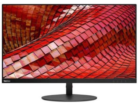 LENOVO T27i Thinkvision 27' LED,1920x1080, Input Connectors VGA HDMI1.4 DP 1.2, Cables Included, VGA DP USB Ports | 61C6MAT1UK