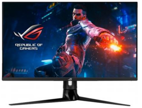 Asus ROG Swift PG32UQ 32” 4K UHD (3840 x 2160) IPS Gaming Monitor, 144 Hz, 1 ms MPRT, NVIDIA G-SYNC compatible, DisplayHDR 600, Quantum-Dot technology, DisplayPort 1.4 | 90LM0770-B01170