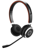 Jabra Evolve 65 UC Stereo Wireless Bluetooth Headset / Music Headphones Includes Link 360 (U.S. ) | 6599-829-409