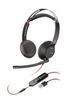 Plantronics Blackwire 5220 - 3.5mm and USB Type-A Connectivity, Auto-Adjusting Dynamic EQ Stereo On-Ear Headset | 207576-01