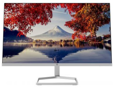 HP M24f 23.8-Inch(60.45cm) Eyesafe Certified Full HD IPS 3-Sided Micro-Edge Monitor, 75Hz, AMD Free Sync with 1xVGA, 1xHDMI 1.4 Ports, 300 nits, Silver | 2E2Y4AA / 2D9K0AA / 2D9K0AS