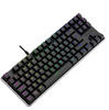 DeepCool KB500 TKL Mechanical Gaming Keyboard, Tenkeyless Form Factor, Red Linear Mechanical Switches, Smooth & Fast, Full-Per Key RGB Backlites, Black | R-KB500-BKAN4A-G
