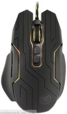 Snakebyte Wired Gaming Mouse Pro, With 7 Lighting Colors, 500Hz Polling Rate, 20G Max Acceleration, 1.8m Cable Length, 6400/Sec Frame Rate | SB909689