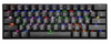 Vertux VertuPro Ultimate Performance Mini Wireless Gaming Keyboard, Bluetooth v5.0, RGB 18 Modes Backlight, 125Hz Frequency, 12 Hours Working Time, 180cm Cable Length, Black | VertuPro