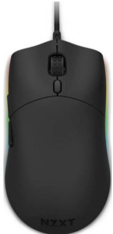 NZXT Lift Ambidextrous Optical Wired Gaming Mouse, 16000 DPI Sensor, 16K Resolution, 2m Cable Length, Omron Mechanical Mouse Switch, Black | MS-1WRAX-BM