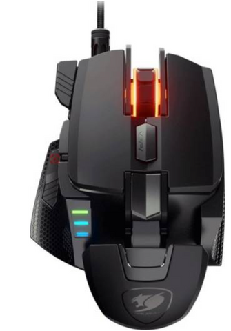 Cougar 700M EVO RGB Gaming Mouse, 16000 DPI, Aluminium Structure, Golden-plated USB plug, 8 Programmable Buttons | CG-MS-700M-EVO-RGB