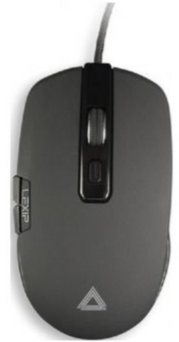 Lexip Np93 Neptunium Alpha Gaming Mouse, French Innovation, With 2 Axis Internal Joystick, Ultimate Glide with Ceramic Skates, Black | JVAPCM00446