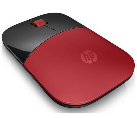 HP Z3700 2.4GHz 1200 dpi Optical Sensor Wireless Mouse – Red | V0L82AA