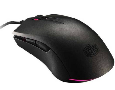 Cooler Master MasterMouse PRO L Intelligent RGB Ambidextrous Gaming Mouse with Interchangeable Grips (Gun Black) | SGM-4006-KFOA1