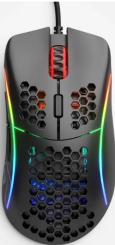 Glorious Model D Minus, DPI Indicator, Pixart 3360 Sensor - Matte Black | GLO-MS-DM-MB