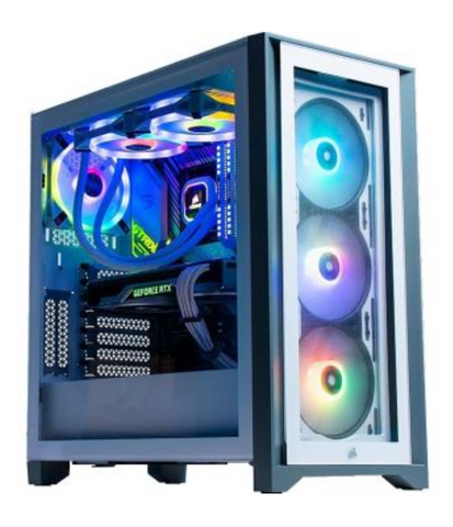 Corsair High-End Gaming PC Bundle with DDR5 - Intel Core i7-12700KF, Nvidia RTX 3060 12GB Edition, 32GB 4800Mhz DDR5, 1TB SSD Gen4 + 2TB HDD, 750W Corsair PSU, 240mm Corsair Liquid Cooler, Wi-fi